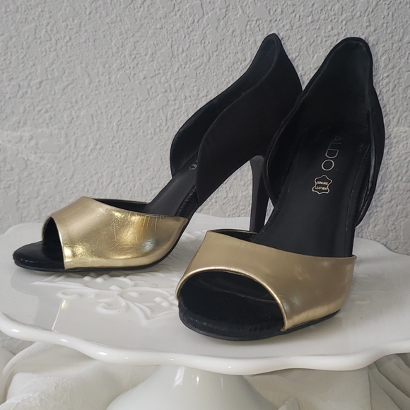Aldo Shoes - Aldo Peep Toe Cut Out Heels